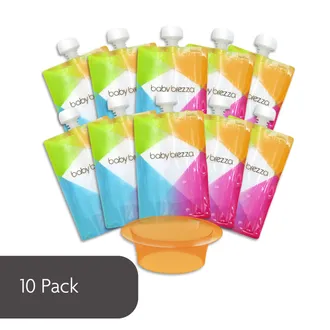 Reusable Baby Food Pouches, 10 Pack